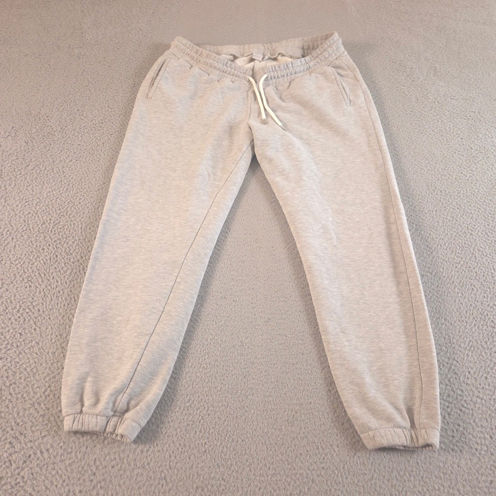 Gap Sweatpants Womens L Gray Maternity Fleece Under Belly Jogger Cotton Blend